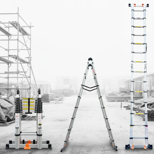 Thang nhôm rút xếp đôi Dakita