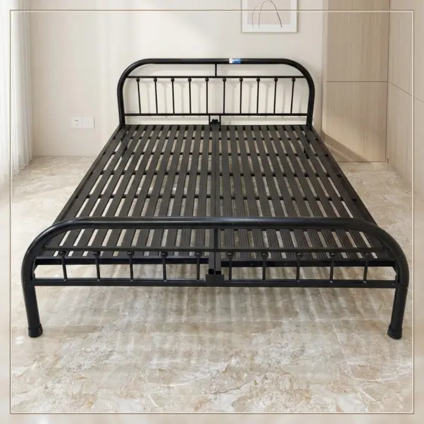 Giường Sắt Ống Tròn DAKITA DKGX-1000 Trắng Kem